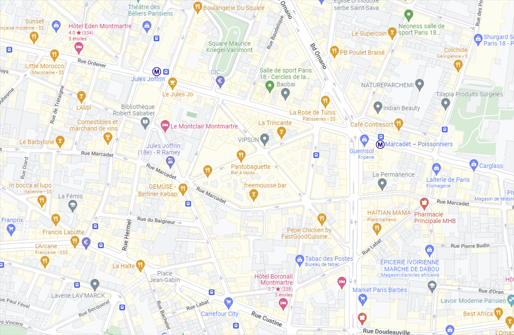 commerce en location sur PARIS (75018)